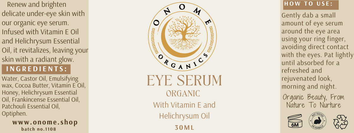 Eye Serum with Castor Oil and Helichrysum