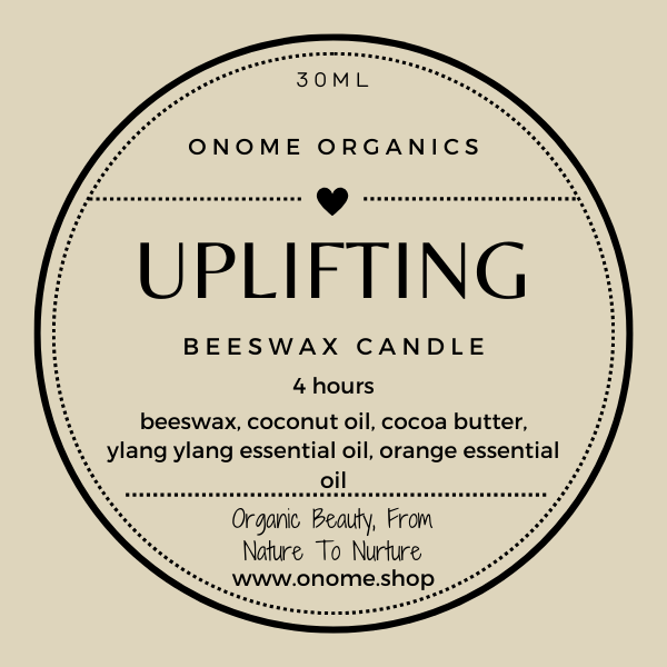 Uplifting Candle with Ylang Ylang and Orange